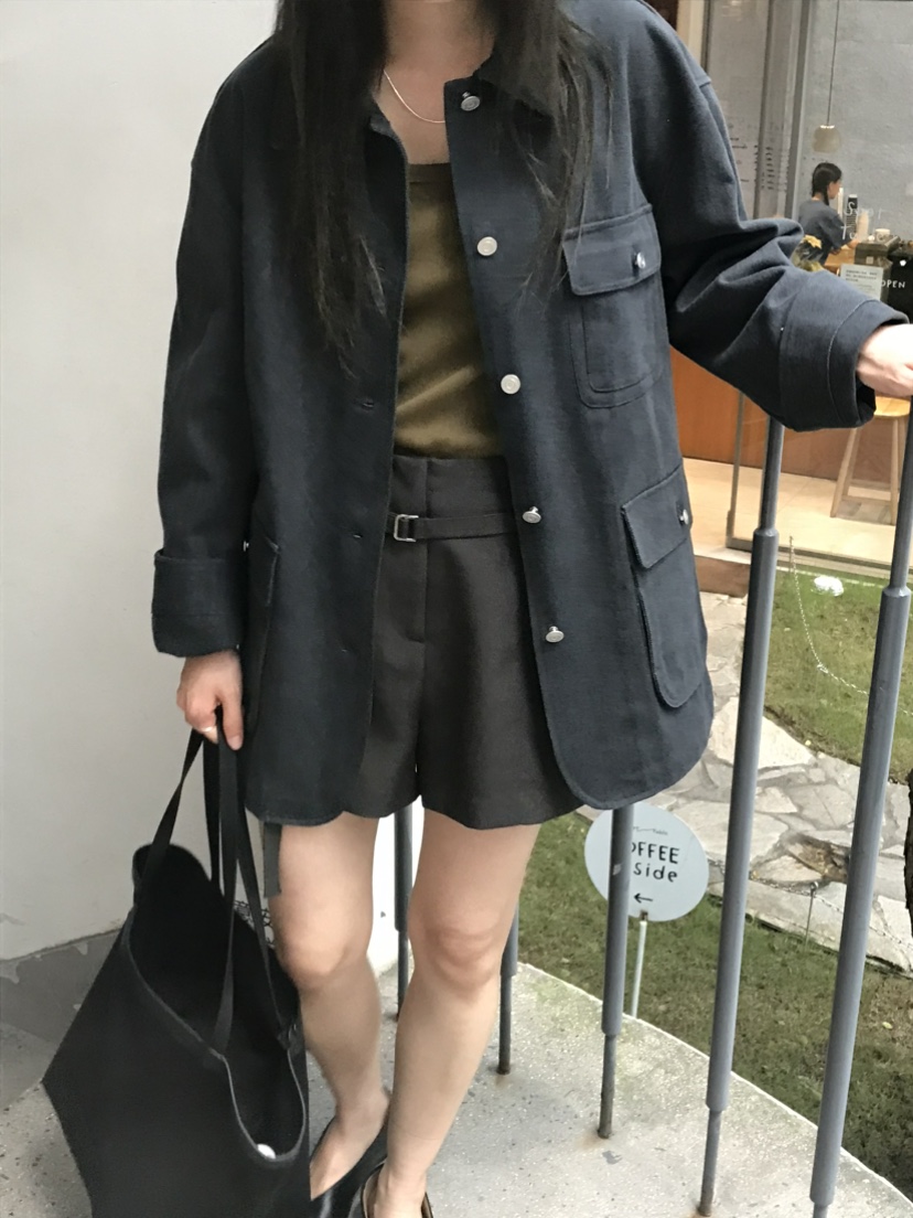 OVU東大門實拍26秋季新品休閑真品推薦人氣時尚熱賣夾克OVU夾克