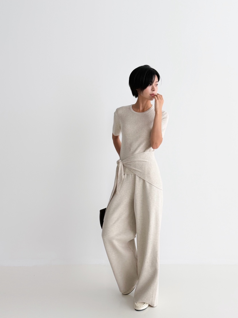YIKHO STYLE韓國直郵女士新品熱賣推薦人氣真品時尚休閑褲YIKHO STYLE休閑褲