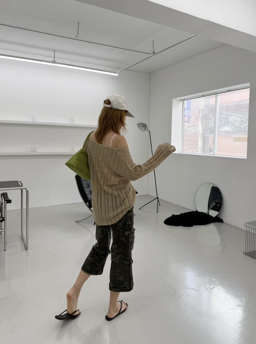 DENVER韓國代購26秋季新品熱賣休閑時尚真品人氣推薦針織衫DENVER針織衫圖色3