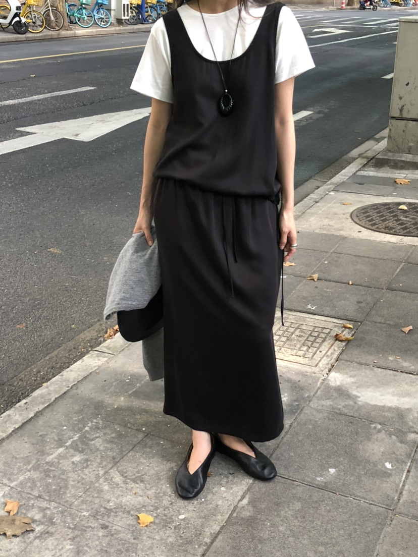 OVU韓國直郵26秋冬新款推薦真品熱賣休閑人氣時尚長裙OVU長裙