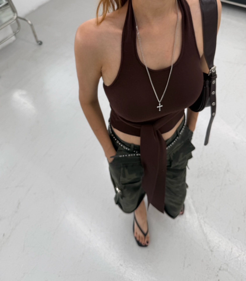 DENVER韓國代購女士新款時尚推薦真品人氣熱賣休閑吊帶背心DENVER吊帶/背心