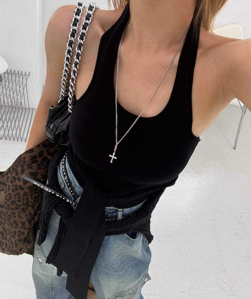DENVER韓國代購女士新款時尚推薦真品人氣熱賣休閑吊帶背心DENVER吊帶/背心圖色3