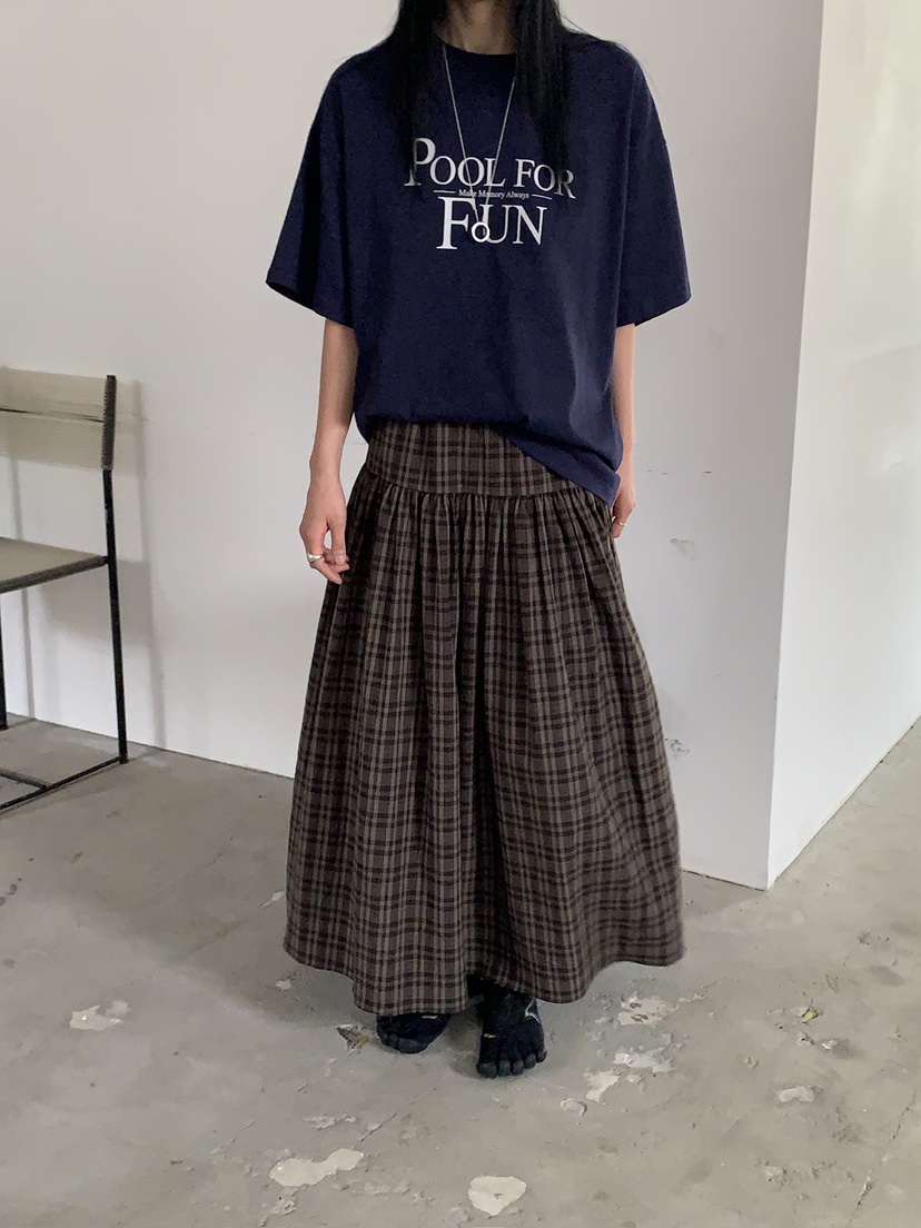 VAARA東大門直郵女士新款真品休閑推薦熱賣時尚長裙不含腰帶VAARA長裙