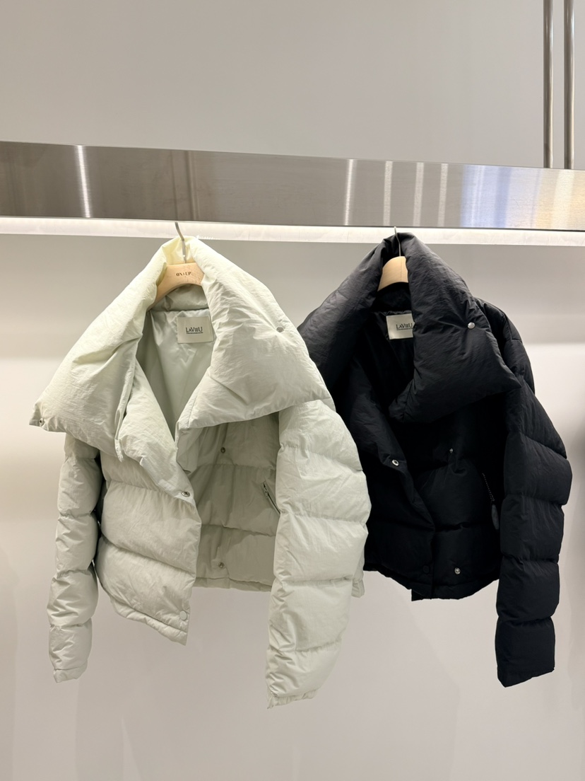 LAVIEU東大門實拍女裝新款人氣推薦休閑短款羽絨服短款絨LAVIEU短款羽絨服