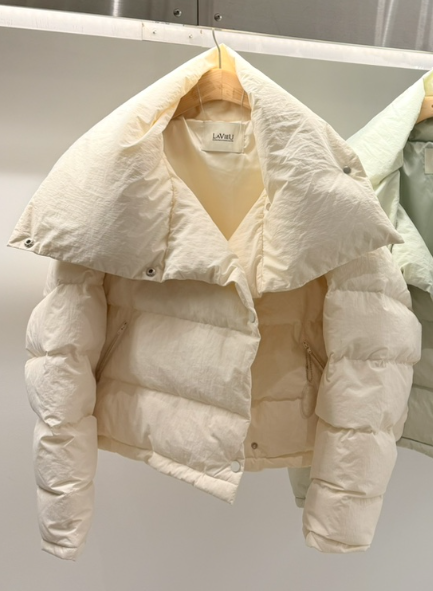 LAVIEU東大門實拍女裝新款人氣推薦休閑短款羽絨服短款絨LAVIEU短款羽絨服
