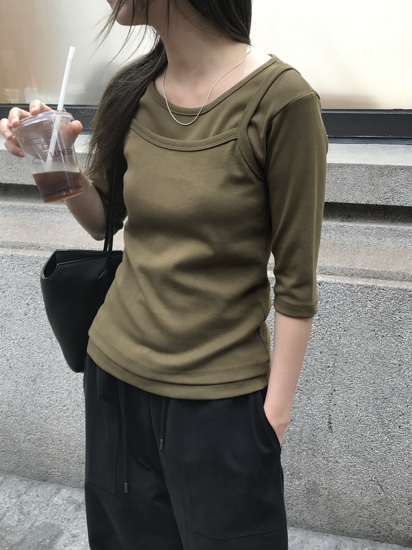 OVU韓國代購26秋季新款推薦真品人氣熱賣休閑時尚吊帶背心OVU吊帶/背心