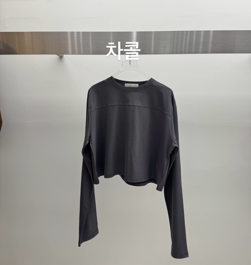 AMOOD東大門代購26秋季新品時尚真品人氣推薦熱賣長袖T恤AMOOD長袖T恤圖色3