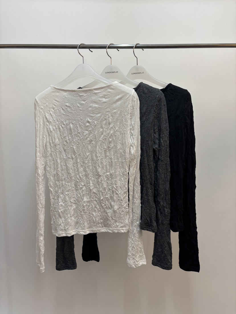 LONDON FLAT韓國直郵女裝新品推薦休閑真品時尚熱賣長袖T恤LONDON FLAT長袖T恤圖色2左二色