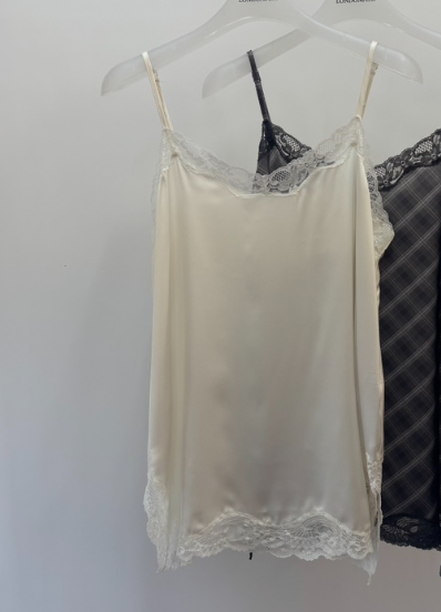 LONDON FLAT東大門代購女士新品休閑真品吊帶背心柔軟緞面LONDON FLAT吊帶/背心圖色1