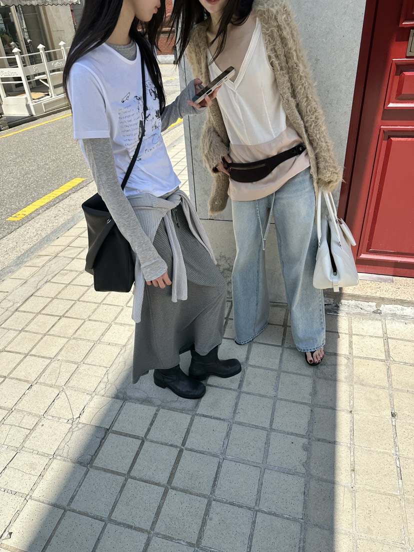 BOWIE韓國直郵女士新品休閑真品推薦熱賣吊帶背心撞色無袖BOWIE吊帶/背心