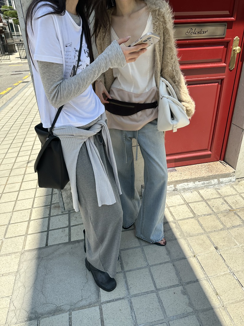 BOWIE東大門直郵26秋季新品人氣推薦熱賣休閑針織衫羊毛開襟BOWIE針織衫