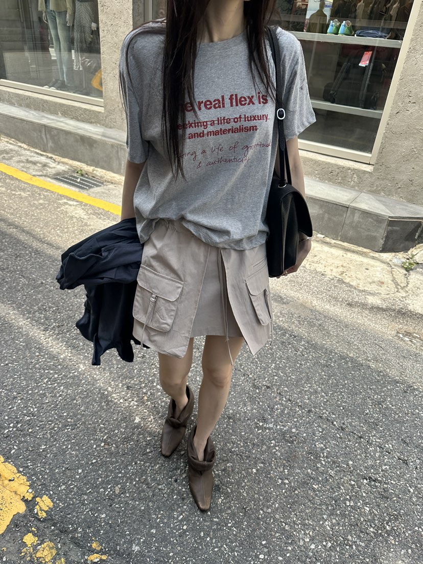 BOWIE東大門實拍女裝新品推薦真品人氣熱賣時尚休閑短裙口袋BOWIE短裙