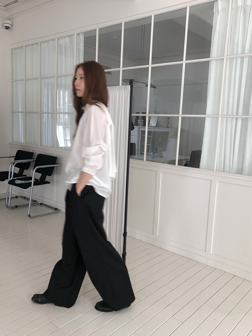 LONG PEAK東大門實拍26秋冬新款真品休閑人氣襯衫蕾絲衫LONG PEAK襯衫/蕾絲衫