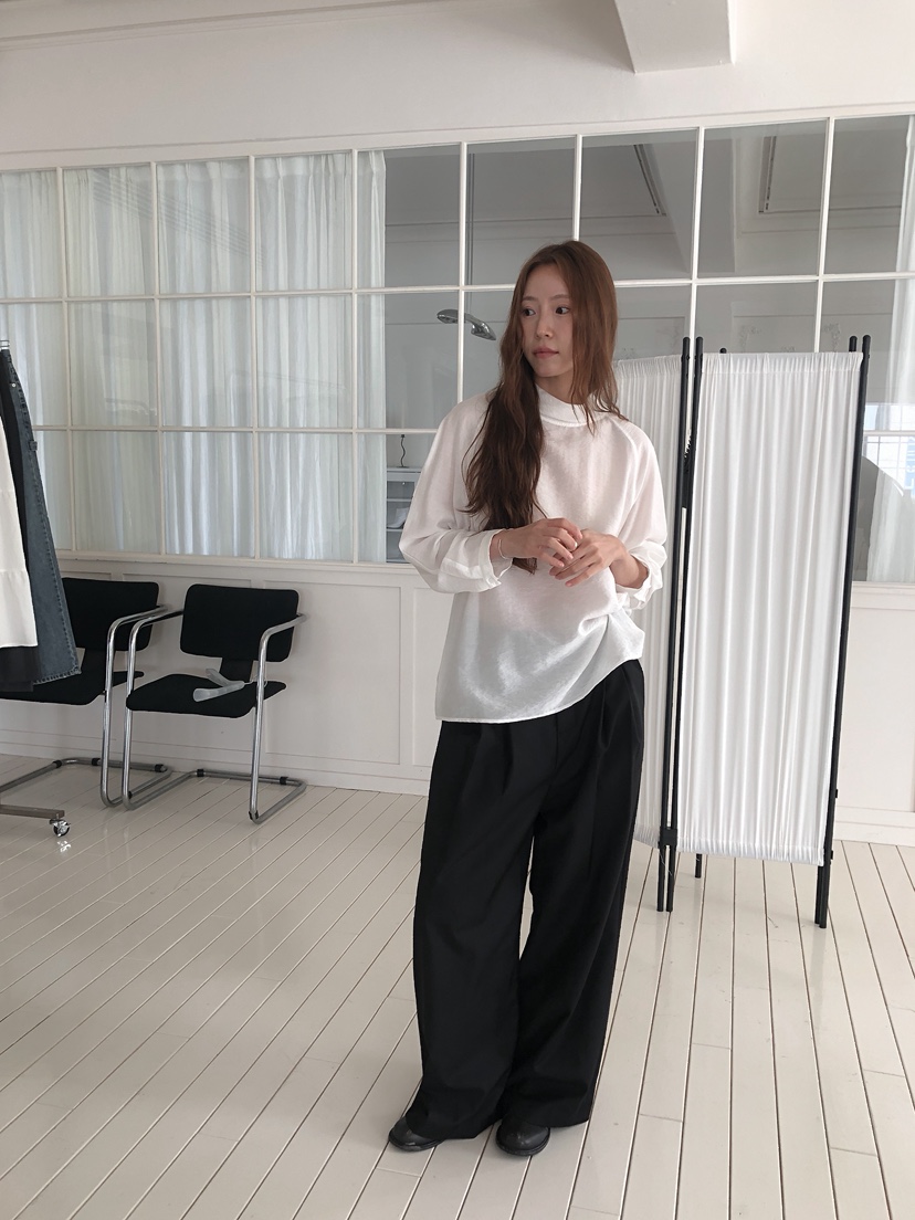 LONG PEAK東大門實拍26秋冬新款真品休閑人氣襯衫蕾絲衫LONG PEAK襯衫/蕾絲衫