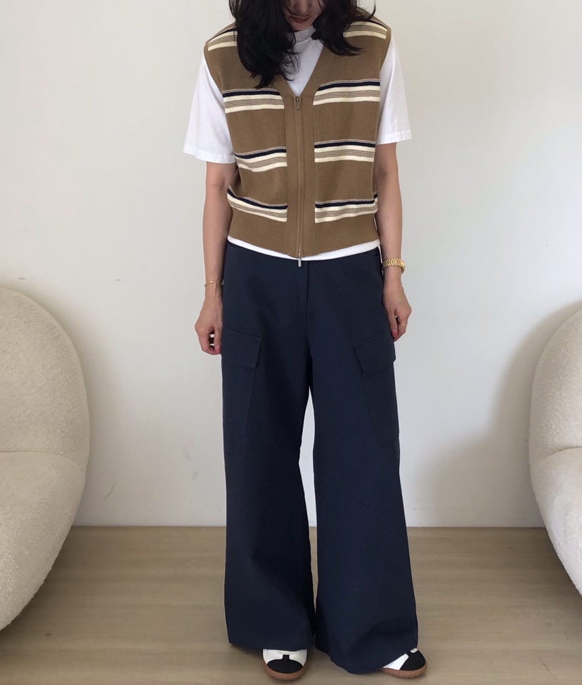 GLAD SOME韓國代購26秋冬新款真品時尚馬甲不含內搭拉鏈GLAD SOME馬甲