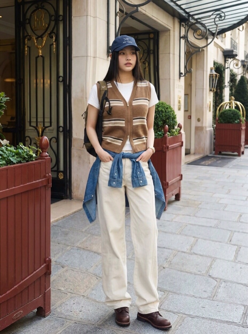 GLAD SOME韓國代購26秋冬新款真品時尚馬甲不含內搭拉鏈GLAD SOME馬甲