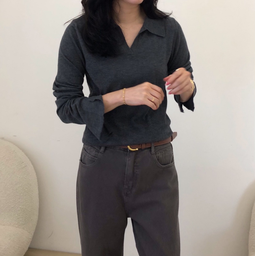 GLAD SOME韓國直郵女士新款時尚休閑人氣推薦真品針織衫GLAD SOME針織衫