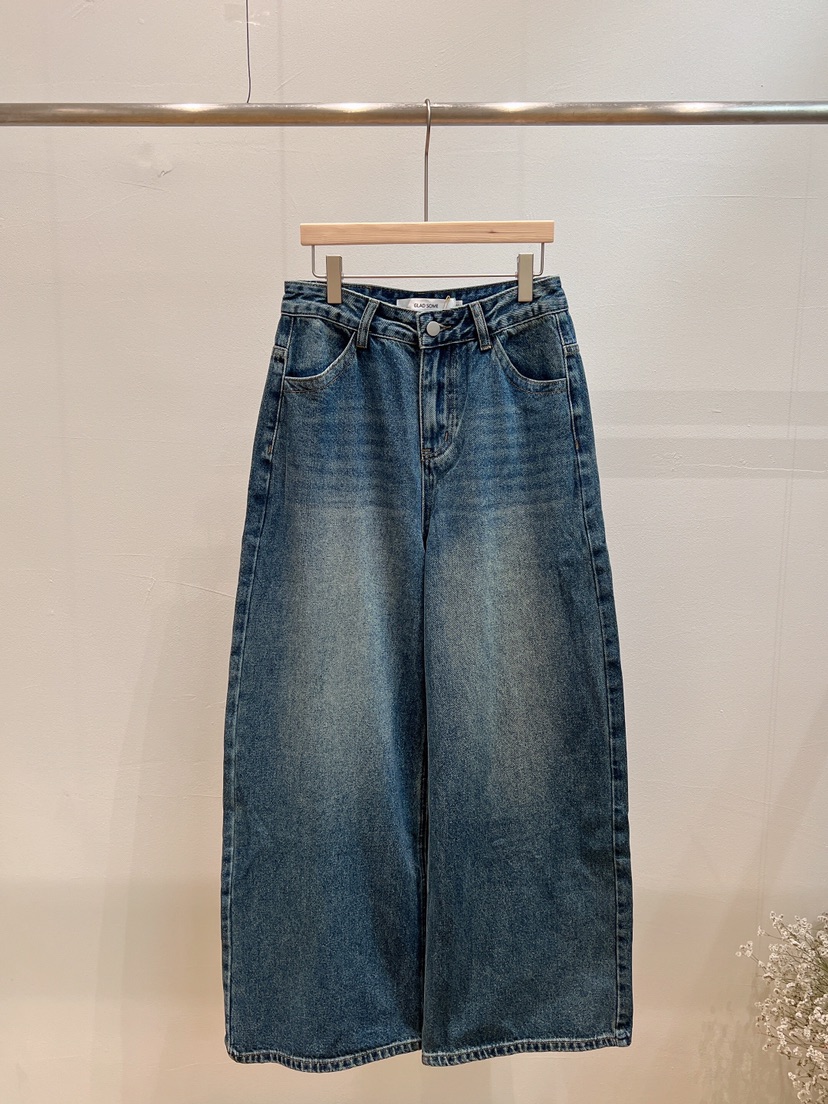 GLAD SOME東大門代購女士新款人氣熱賣時尚推薦休閑牛仔褲GLAD SOME牛仔褲圖色1