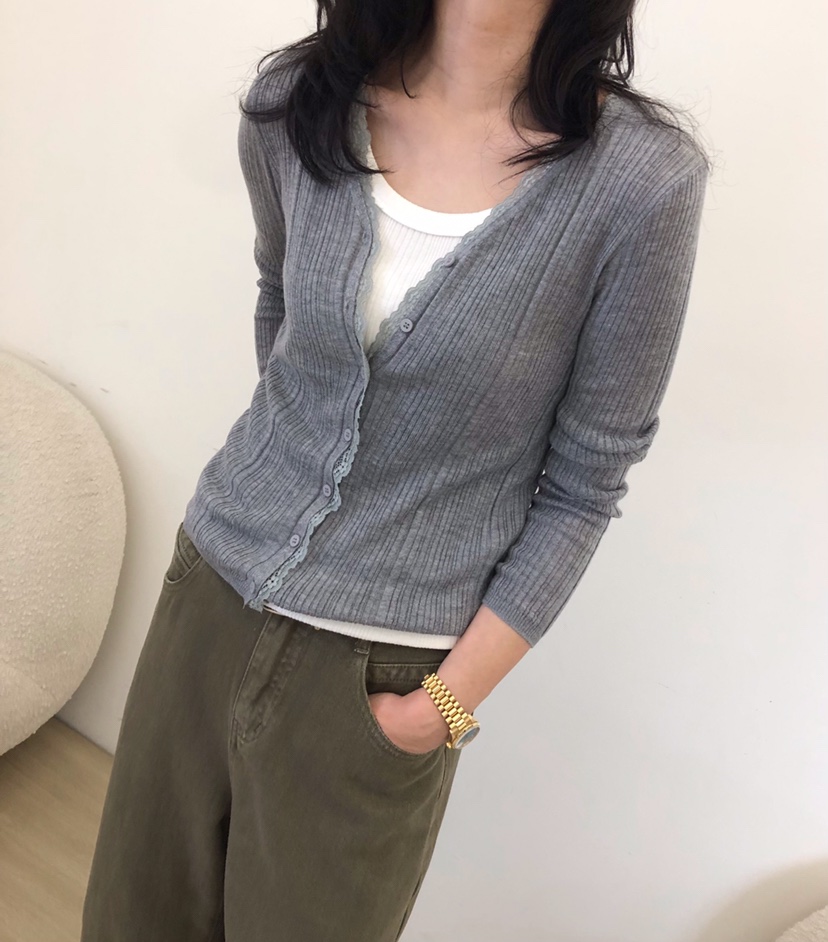 GLAD SOME韓國代購女裝新款熱賣推薦針織衫不含內搭開襟衫GLAD SOME針織衫