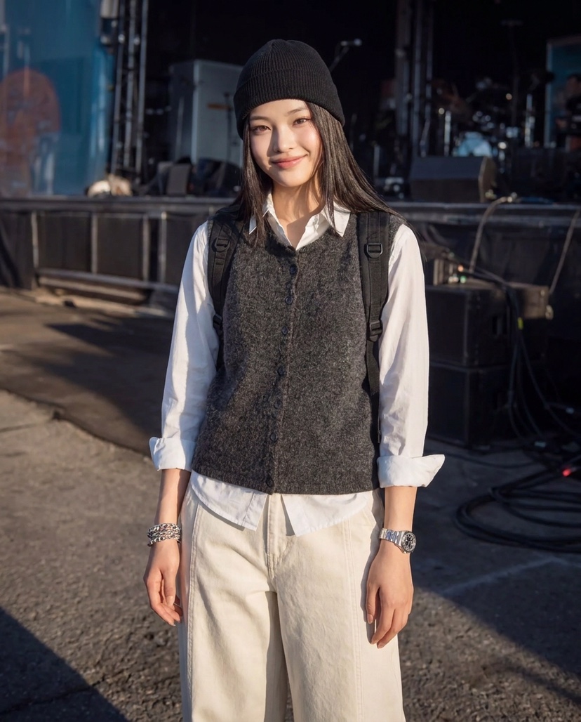 GLAD SOME韓國代購女士新款推薦熱賣馬甲不含內搭紐扣背心GLAD SOME馬甲