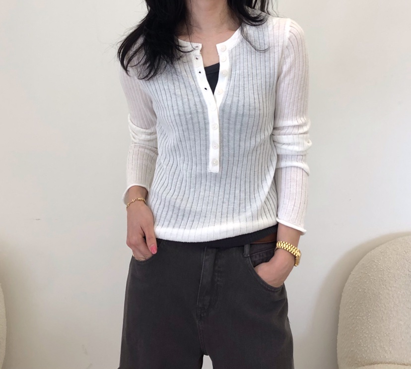 GLAD SOME韓國直郵女士新品人氣真品熱賣推薦休閑針織衫GLAD SOME針織衫圖色1