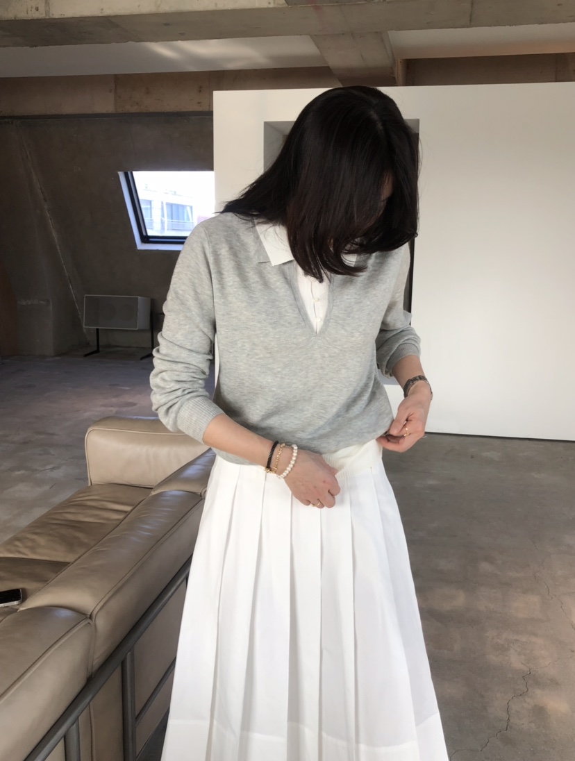 GLAD SOME韓國直郵26秋季新品推薦熱賣時尚真品針織衫雙層GLAD SOME針織衫