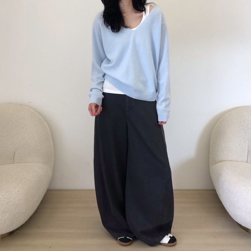 GLAD SOME韓國代購26秋季新款時尚熱賣推薦休閑褲不含腰帶GLAD SOME休閑褲