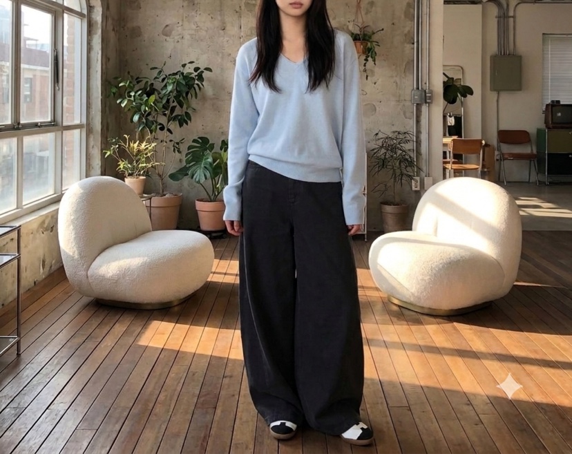 GLAD SOME韓國代購26秋季新款時尚熱賣推薦休閑褲不含腰帶GLAD SOME休閑褲
