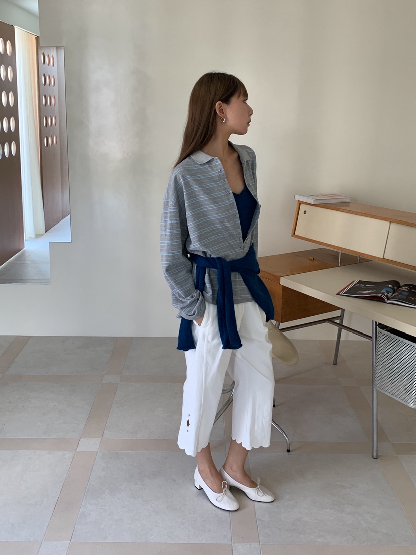SOLD OUT韓國代購26秋冬新款時尚真品推薦人氣長袖T恤條紋SOLD OUT長袖T恤