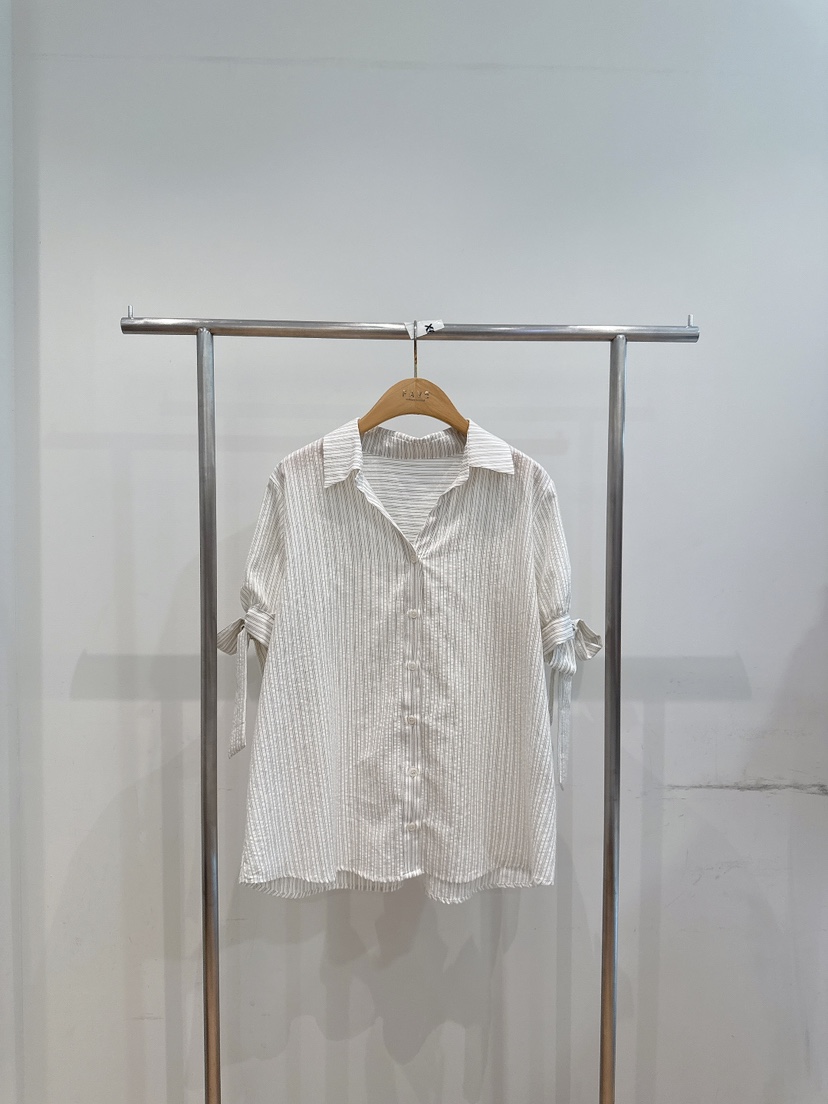 FAVE-L韓國代購26秋冬新品人氣時尚休閑熱賣襯衫蕾絲衫絲帶FAVE-L襯衫/蕾絲衫圖色1