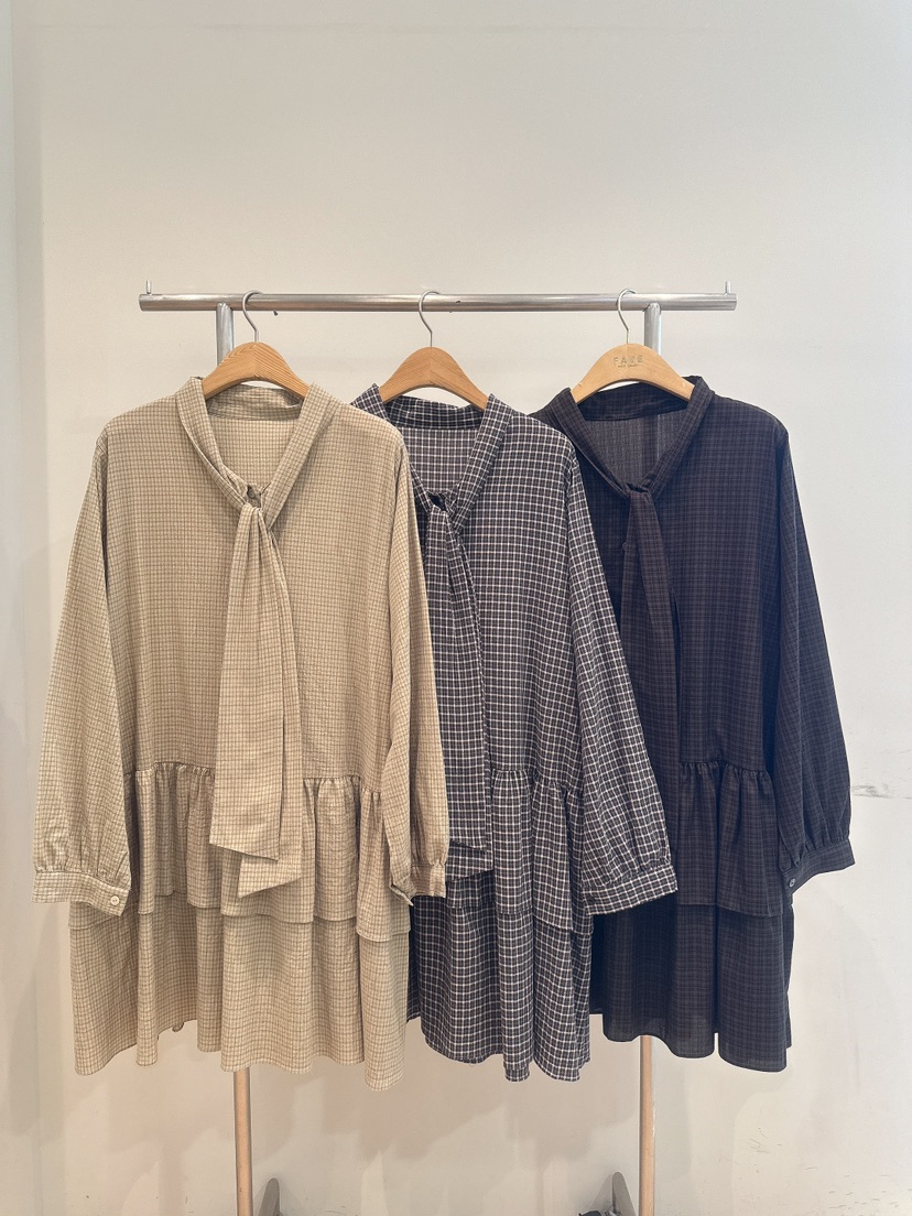 FAVE-L東大門直郵26秋冬新品真品熱賣人氣休閑連衣裙OPSFAVE-L連衣裙