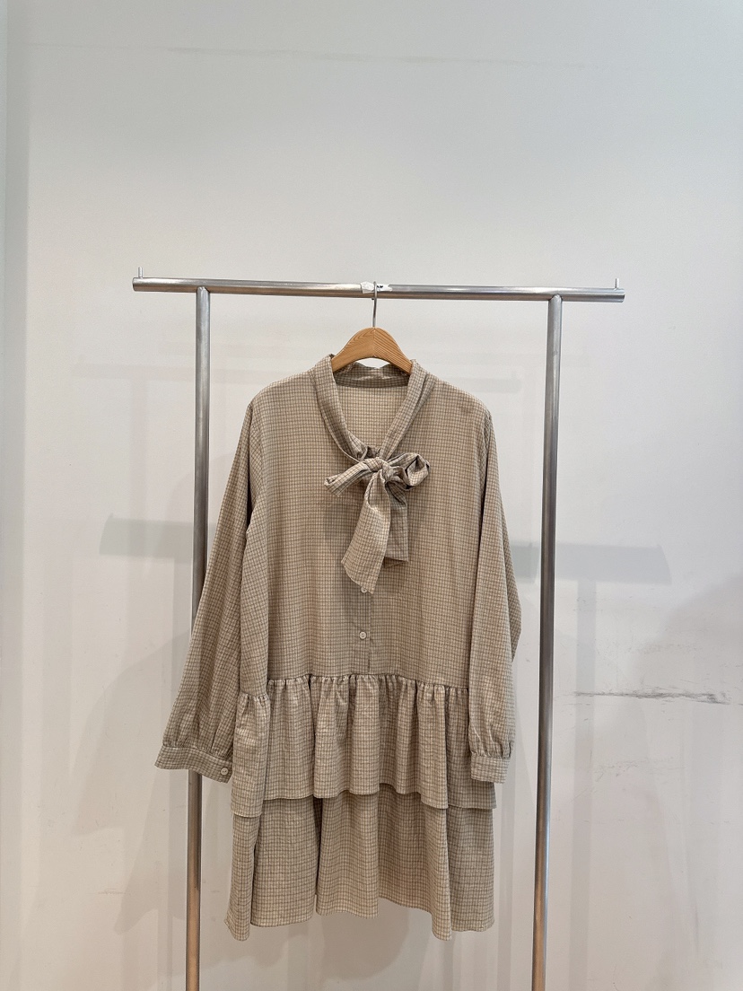 FAVE-L東大門直郵26秋冬新品真品熱賣人氣休閑連衣裙OPSFAVE-L連衣裙圖色1