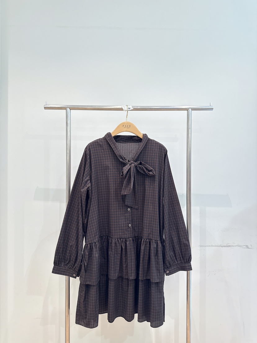 FAVE-L東大門直郵26秋冬新品真品熱賣人氣休閑連衣裙OPSFAVE-L連衣裙圖色3