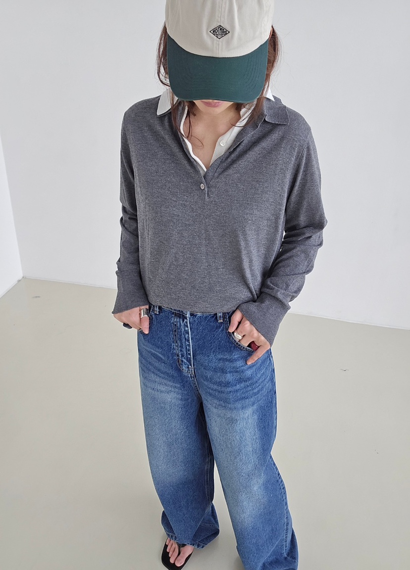 J SHOP東大門代購26秋季新款人氣推薦襯衫蕾絲衫假兩件雙層J_SHOP襯衫/蕾絲衫
