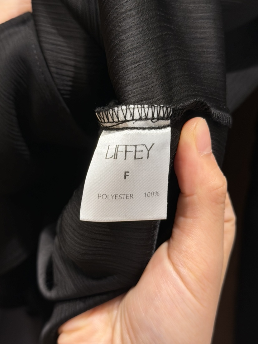 LIFFEY東大門直郵26秋冬新品推薦人氣熱賣襯衫蕾絲衫褶皺LIFFEY襯衫/蕾絲衫