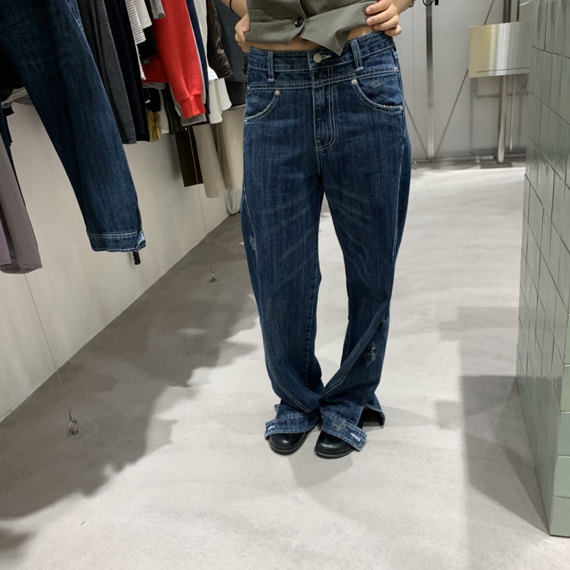 TEMPTING東大門實拍26秋季新品人氣休閑時尚真品推薦牛仔褲TEMPTING牛仔褲