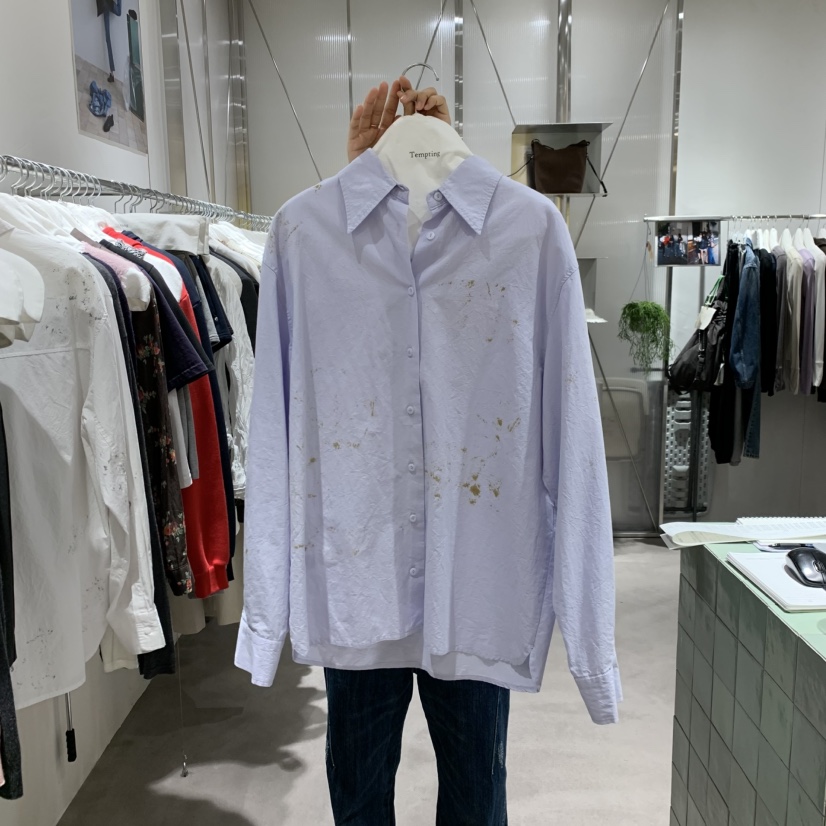 TEMPTING東大門直郵26秋冬新品熱賣休閑推薦真品襯衫蕾絲衫TEMPTING襯衫/蕾絲衫圖色1