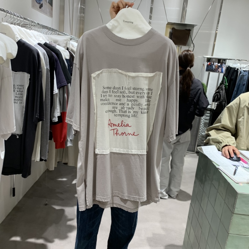 TEMPTING韓國代購女士新品真品推薦時尚人氣休閑熱賣T恤TEMPTINGT恤圖色2