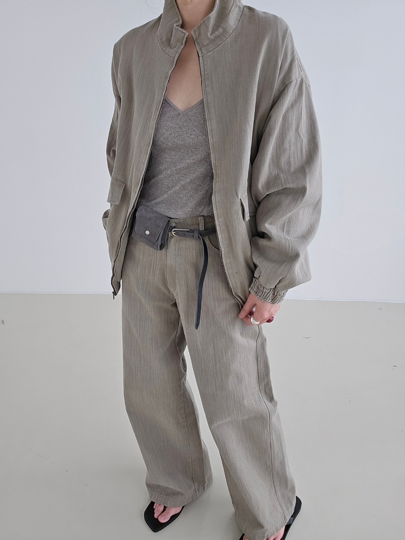 J SHOP韓國代購26秋冬新品休閑熱賣真品時尚夾克水洗短款J_SHOP夾克