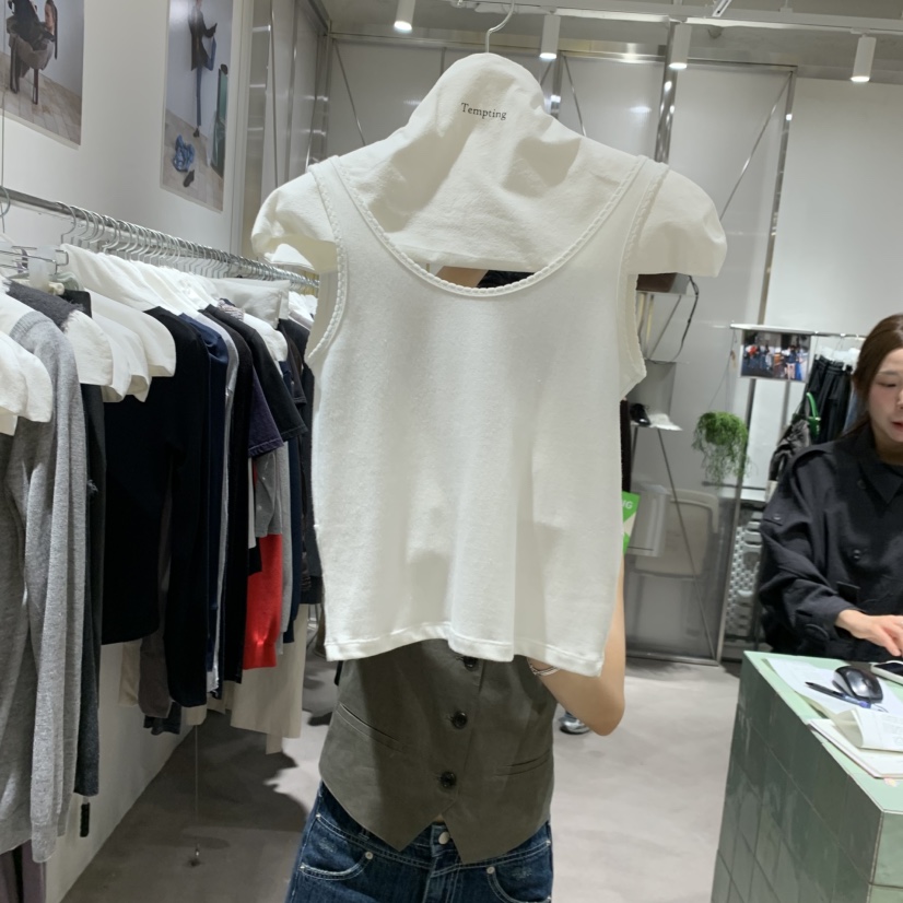 TEMPTING東大門代購女裝新品人氣推薦休閑時尚吊帶背心無袖TEMPTING吊帶/背心圖色3