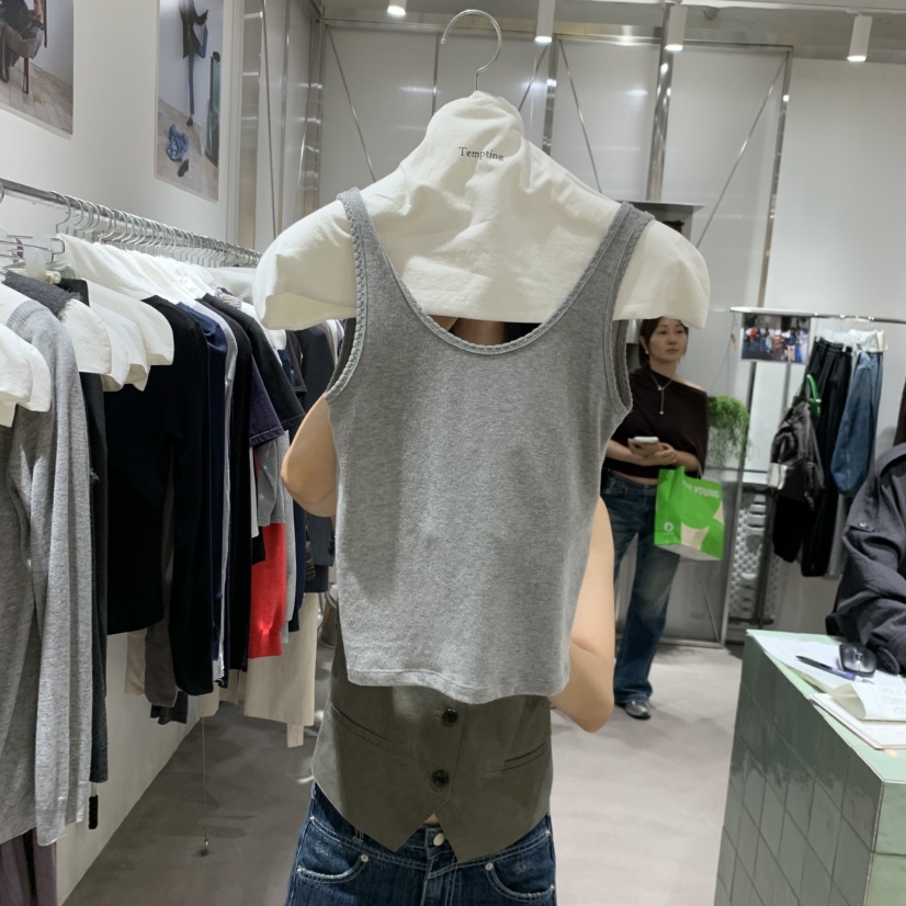 TEMPTING東大門代購女裝新品人氣推薦休閑時尚吊帶背心無袖TEMPTING吊帶/背心圖色4