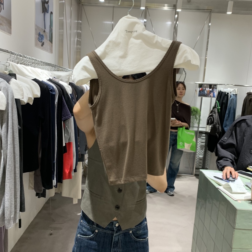 TEMPTING東大門代購女裝新品人氣推薦休閑時尚吊帶背心無袖TEMPTING吊帶/背心圖色5