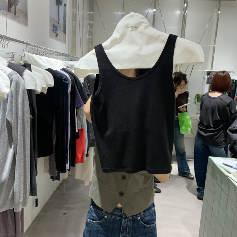 TEMPTING東大門代購女裝新品人氣推薦休閑時尚吊帶背心無袖TEMPTING吊帶/背心圖色6