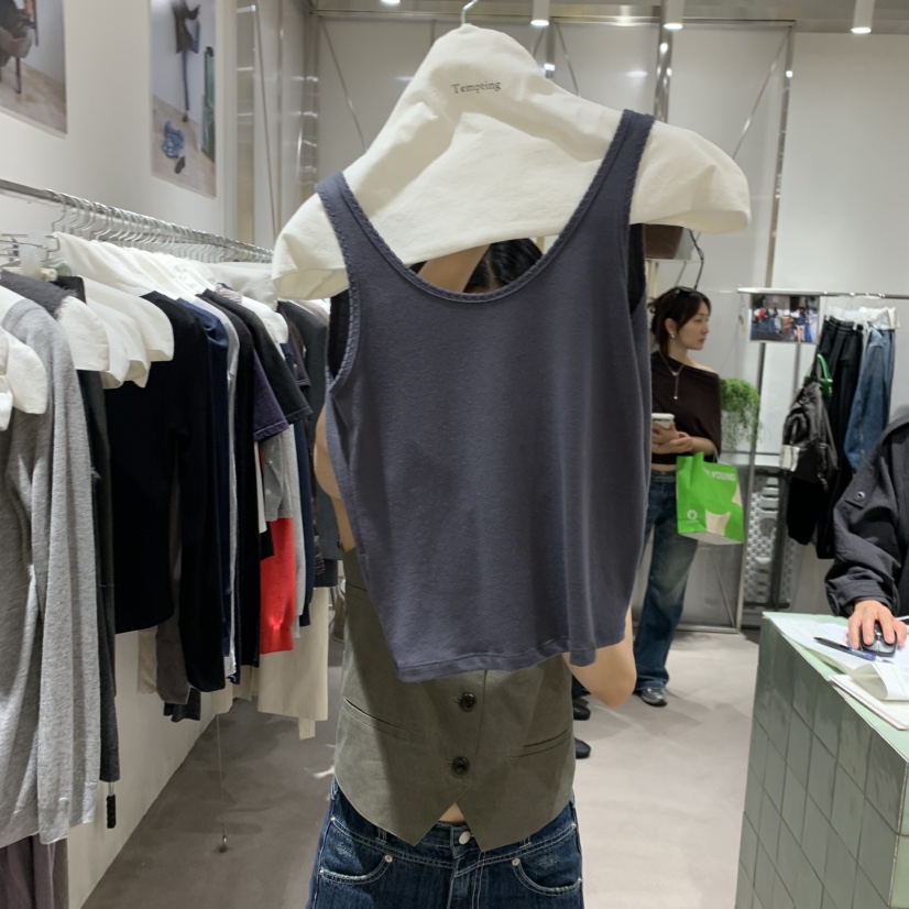 TEMPTING東大門代購女裝新品人氣推薦休閑時尚吊帶背心無袖TEMPTING吊帶/背心圖色8