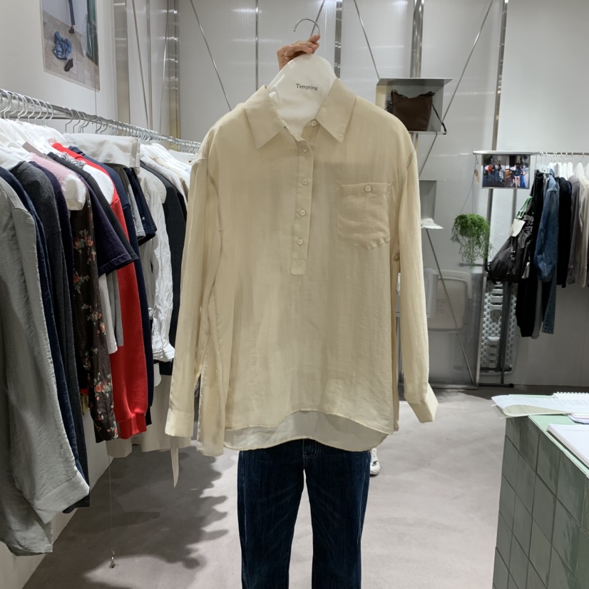 TEMPTING東大門直郵26秋季新品熱賣人氣休閑推薦襯衫蕾絲衫TEMPTING襯衫/蕾絲衫圖色2