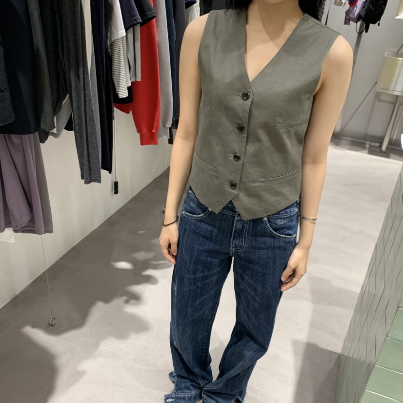 TEMPTING韓國直郵女裝新品休閑時尚熱賣真品人氣推薦馬甲TEMPTING馬甲圖色2