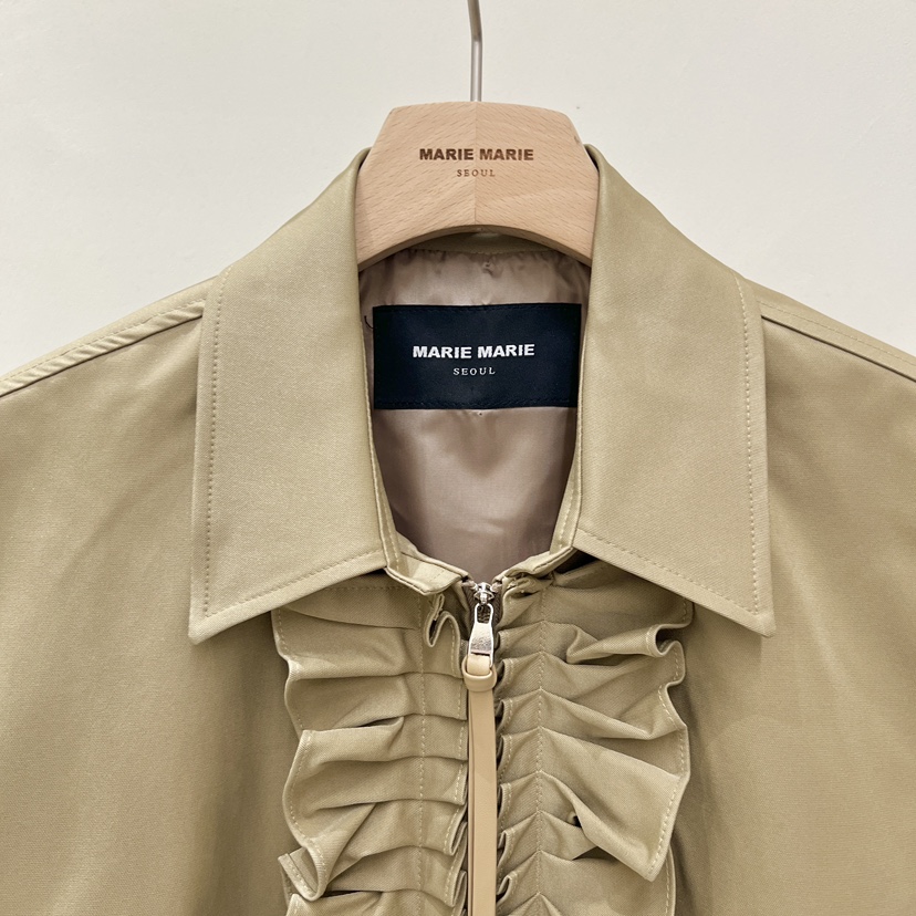 MARIE MARIE東大門代購女士新品人氣休閑推薦馬甲荷葉邊MARIE MARIE馬甲