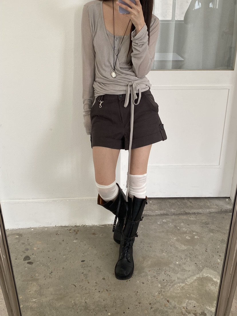 Verbena東大門實拍女裝新品時尚真品休閑熱賣人氣推薦短褲Verbena短褲