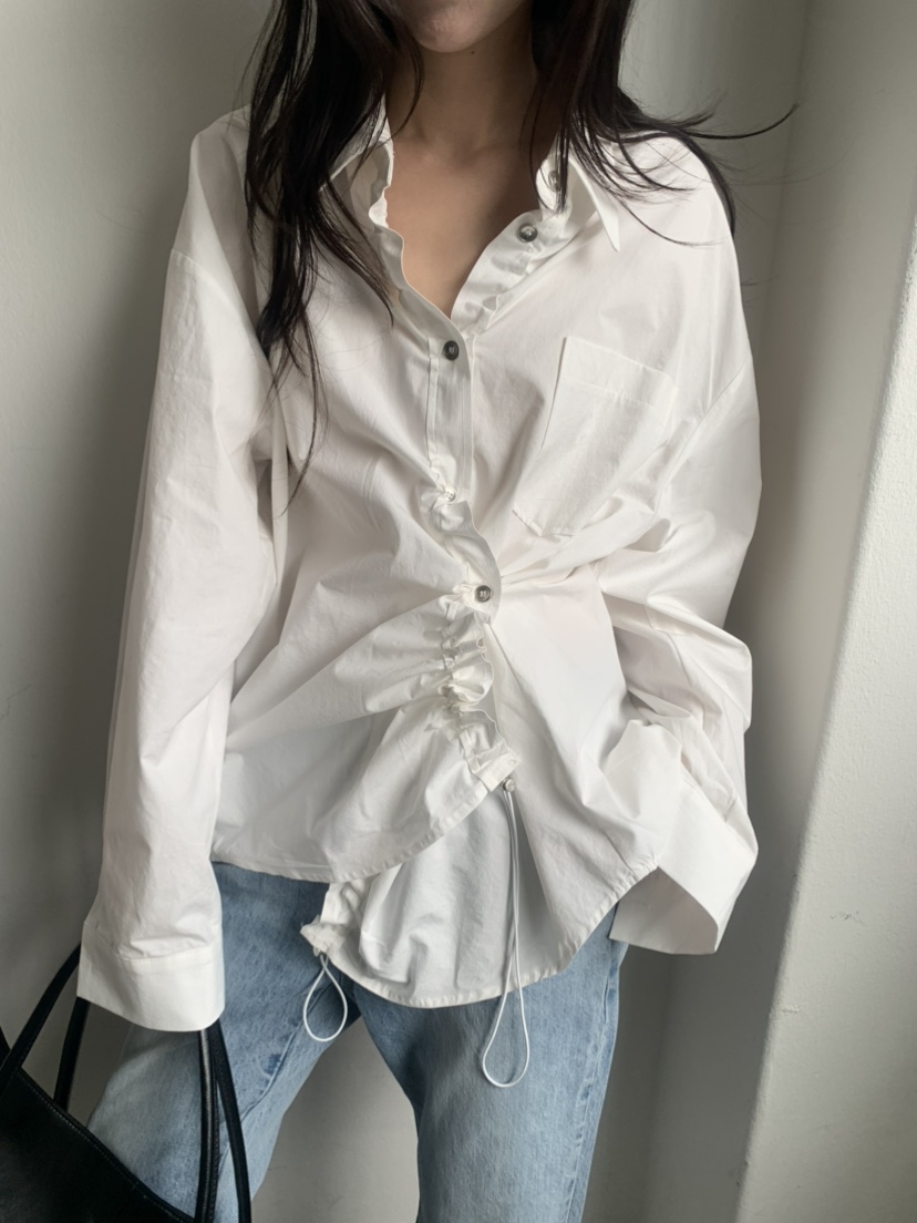 LE AVE韓國代購女裝新品真品時尚推薦休閑人氣襯衫蕾絲衫LE AVE襯衫/蕾絲衫