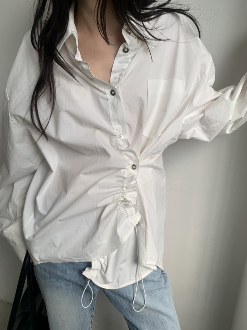 LE AVE韓國代購女裝新品真品時尚推薦休閑人氣襯衫蕾絲衫LE AVE襯衫/蕾絲衫